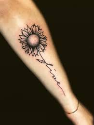 Celebrate The Beauty Of Nature With These Inspirational Sunflower Tattoos Sunflower Tattoos Sunflower Tattoo Tattoos