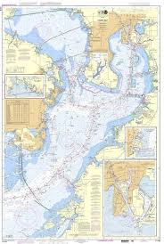 Noaa Nautical Chart 11416 Tampa Bay Safety Harbor St Petersburg Tampa