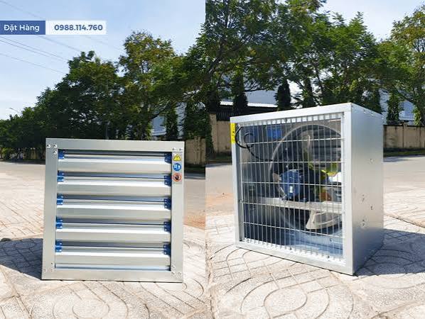 Báo giá] Quạt hút thông gió vuông công nghiệp PDV nhà xưởng