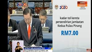 Apakah pendapat anda mengenai cadangan kadar tol jambatan pulau pinang kepada rm8.50? Belanjawan 2020 Kadar Tol Kereta Di Jambatan 2 Pulau Pinang Turun Careta