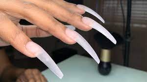 I wore really long acrylic nails for 24 hours!! Xx Long Coffin Nails Acrylic Nails Tutorial How To Do Long Acrylic Nails Youtube