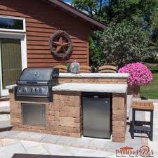 diy kitchen kits outdoor fireplace