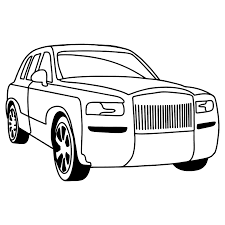 We've known for some time now that luxury automaker rolls. Dibujo De Coche Rolls Royce Cullinan Para Colorear Gratis