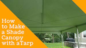 Finding fabric for the outdoor canopy was much easier! How To Make A Shade Canopy With A Tarp Grizzly Tarps Blog