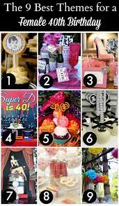 So many 40th birthday celebrations just fall back on the same old boring idea of booking a table a fancy restaurant for a group dinner. Take A Look At The 12 Best 40th Birthday Themes For Women 40th Birthday Themes 40th Birthday Party Themes 40th Birthday Parties