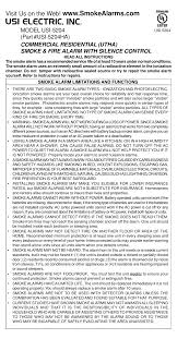 Mainly used for fire detection. Universal Security Instruments Usi 5204 Instructions Manual Pdf Download Manualslib