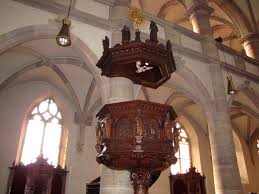 Molsheim Bas Rhin Eglise Des Jesuites La Chaire 1631 Eglise Alsace
