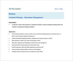 Assistant bank managers oversee the daily operations of a financial institution, supervising branch workers, evaluating loan applications, and managing cash flow. 12 Assistant Manager Job Description Templates Free Premium Templates