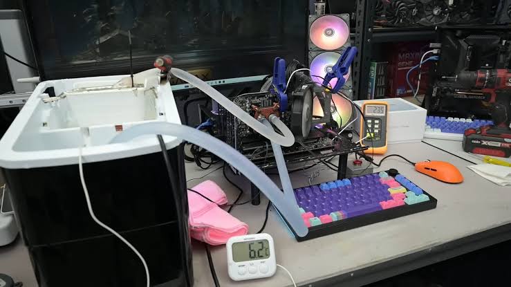 Modder cools RTX 3060 with countertop ice machine, slashing gaming temps by  up to 62% | TechSpot