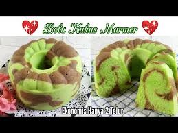 Brownies coklat kukus hanya 2 telur takaran sendok hasilnya lembut. Bolu Marmer Kukus 2 Telur Super Lembut