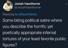 Inferno sparknotes literature guide by dante alighieri making the reading experience fun! Sparknotes On Twitter I M Embarking On A Journey To Hell Accompanied By The Poet Virgil Does Anyone Want Anything