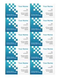 Create business card from scratch: Word Template For Business Cards Free Citem