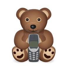Teddy Bear Phone Stock Illustrations