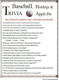 Read and learn, baseball fans. Baseball Trivia Sports Trivia Games Baseball Activities Trivia Questions And Answers