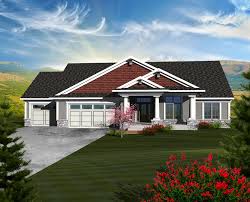 Ranch floor plans without formal dining room / 3 bedroom 2 bath floor plans family home plans : Cainelle Craftsman Ranch Home Plan 051d 0750 House Plans And More