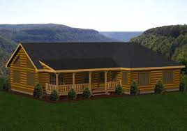 Log cabin floor plans help you envision your dream cabin and allow you to make changes before you begin building. Single Story Log Homes Floor Plans Kits Battle Creek Log Homes