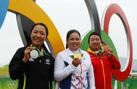 Golf returned to the ol. Lydia Ko Inbee Park Shanshan Feng Womens Golf Medalists 2016 Olympics Golf Digest Middle East