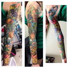 Jen S Fruit And Vegetable Nature Garden Sleeve Done By Meghan Patrick Garden Layout Vegetable Spring Vegetable Garden Organic Vegetable Garden
