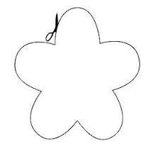 Blume Vorlage Zum Ausschneiden Blumen Basteln Blumen Basteln Aus Papier Blumen Schablone