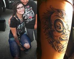 We have husband and wife tattoo ideas, designs, symbolism and we explain the meaning behind the tattoo. Krysta Cameron S Tattoos Steal Her Style