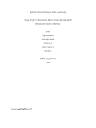 16 4.3 makanan yang biasanya mengandung formalin atau boraks 18 4.4 peran pemerintah dalam memberantas boraks dan formalin di. Ruang Kelas Untuk Belajar Contoh Karya Ilmiah Tentang Makanan