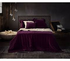 Marmara Mulberry Velvet Bedspread Master Bedrooms Decor Bed Spreads Comfortable Bedroom
