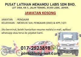 Daftar lesen kereta bunga raya senai. Lesen Memandu Di Gelang Patah