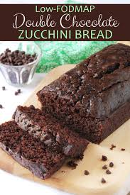 Low Fodmap Double Chocolate Zucchini Bread Delicious As It Looks Recipe In 2020 Chocolate Zucchini Fodmap Baking Chocolate Zucchini Bread
