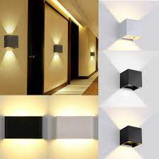 Installing a wall mounted led mirror is a simple process that provides the opportunity to deliver lighting in a unique and modern way. Modern Led Wall Light Up Down Sconce Lighting 6w Lamp Balcony Black White 85 265v Wall Lights For Home Hotel Office Buy Modern Led Wall Light Up Down Sconce Lighting Modern Led Wall
