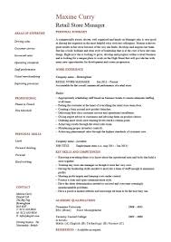 Led a team of 15 sales associates to drive sales and strengthen the first thing you see in our example resume is that the candidate immediately specifies how much experience she has: Retail Store Manager Resume Objective Cv Templates Example Clothing Luxury You Can Get The Fully Edi Retail Resume Retail Resume Examples Manager Resume