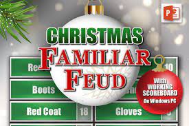 Learn about each host and the mark they have left on the game. Excited To Share The Latest Addition To My Etsy Shop Christmas Family Feud Game Powerpoint Christmas Game Christmas Family Feud Holiday Facts Family Feud