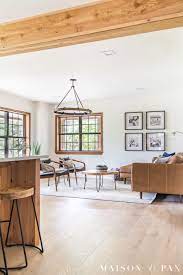 One interesting idea is the open concept living room that's integrated with kitchen. Rustic Modern Farmhouse Living Room Maison De Pax
