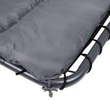 Plus, every hammock comes with a 100 percent satisfaction guarantee as well as a guarantee against manufacturer defects. Ksp Siesta Steel Hammock With Umbrella Grey Kitchen Stuff Plus