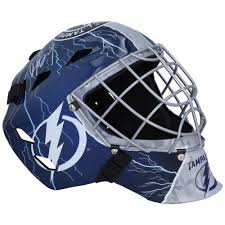 The mask, which features a nod to syracuse university, will be worn during the american league's frozen dome classic, which will take place. Andrei Vasilevskiy Signed Lightning Full Size Goalie Mask Fanatics Hologram Pristine Auction