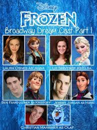 So I M Sure We Ve All Heard About Disney S Frozen Making Its Way To Broadway Would Absolutely Love To See This Cast It Fea Newsies Theatre Kid Bonnie N Clyde