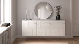 The cabinets themselves are very plain: This New Ikea Furniture Upgrade Deals With The Top Of The Piece Architectural Digest