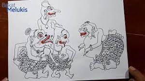 Kontak whatsapp 089695715556 maps ketik. Belajar Menggambar Punokawan Jawa Semar Gareng Petruk Semar Youtube