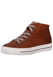 Free and fast shipping for orders over 49 euros via dhl. Paul Green Damen High Sneaker Braun Schuhe Kaufland De