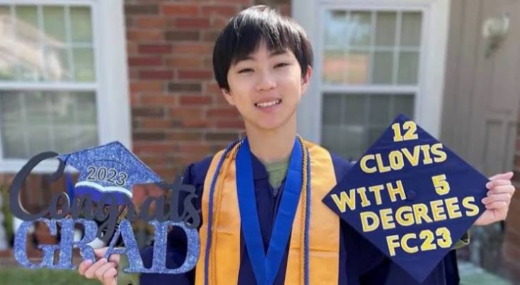 12-year-old graduates college in California, setting school record