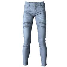 Grey Jeans Trousers With Zippers 3d Model Grey Jeans Realistic Clothing Jeans