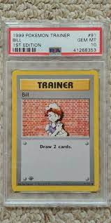 How much is a shadowless pokemon card worth? Pokemon Individual Cards 91 102 Shadowless Base Set Pokemon Card Trainer Bill Woodland Resort Com