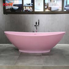 The solid acrylic surface is easy to clean and scratch resistant. Italy Design Pink Solid Surface Stone Corian Bathroom Bathtub China Bathtub Pink Bathtub Made In China Com
