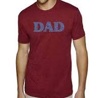 LA Pop Art Men's Premium Blend Word Art T-shirt - Dad