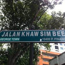 Feel free to email us info@jmbmalaysia.org. Khaw Sim Bee Road