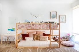 Earthy Boho Girls Room Project Nursery Shared Girls Room Bed For Girls Room Bunk Beds For Girls Room