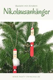 Diy Nikolausanhanger Basteln Weihnachten Basteln Basteln Mit Eisstielen