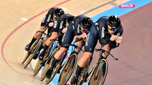 Velodrome racing attracted a lot of people, especially in england and later in the usa where it becomes very popular sports in the 40s 50s 60s. New Zealand Men S Pursuit Team Set Record At World Cycling Track Champs Stuff Co Nz