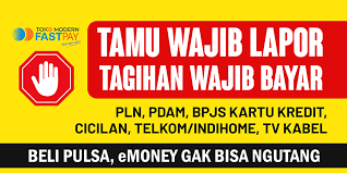 Eh kamu lapor gih ke rt. Alat Promosi Fastpay