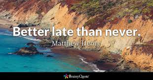 Watch the latest episodes of better late than never or get episode details on nbc.com. Matthew Henry Better Late Than Never