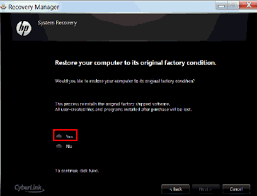 How to restore your windows 7 computer to factory settings? Hp Pcs Performing An Hp System Recovery Windows 7 Hp Customer Support